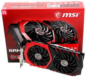 Відеокарта AMD Radeon RX 580 8GB MSI Gaming X+ (RX 580 GAMING X+) Б/В