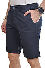 Шорти котон чоловічі Blackzi 25-2092 темно-сині