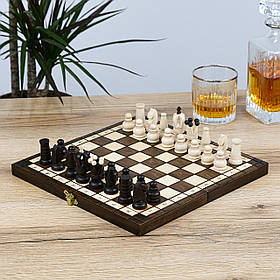 Шахи подарунковий набір настільна гра для двох ручна робота 31*31 | Подарунок школяреві на будь-яке свято