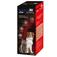 Спрей проти бліх та кліщів для котів та собак Secfour 3D, 250 мл