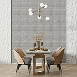 Самоклеюча 3D панель для стін сірого кольору 700x770 см цегла декорування інтер'єру, фото 5