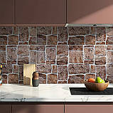 Декоративна ПВХ панель для стін 96х48 см гіпоалергенна вогнетривка легка, фото 6