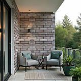 Декоративна панель ПВХ для стін та стель 96х48 см стійкий матеріал для інтер'єрів, фото 5