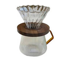 Пуровер скляний "Сідамо", 600 мл.