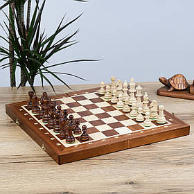 Шахи дерев'яні похідні із натурального дерева 42*42 | Для турнірів