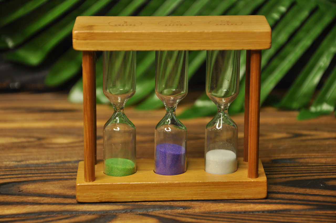 Пісочний годинник 3в1 на на 1,2,3 хвилини, фото 1