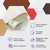 Самоклеюча екошкіра для ремонту меблів та автомобілів 137х300 см 0 5 мм молочна текстура рельєфна замінник натуральної шкіри, фото 4