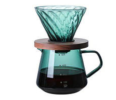 Пуровер скляний "Йорга", 600 мл