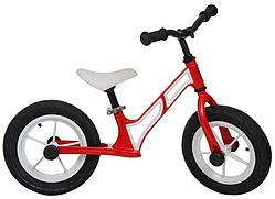 ❤️Дитячий беговел з регулюванням сидіння, 12 дюймів, PROFI KIDS HUMG1207A-2 Червоно-білий