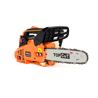 Бензопила TopCut TC-3945 25 см 1.0 к.с. міні мотопила для гілок, компактна ручна ланцюгов