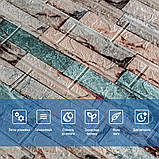 Самоклеючі 3D панелі для стін декоративні мармурові панелі кольорові для внутрішнього оздоблення приміщень 700х770 мм, фото 4