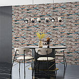 Самоклеючі 3D панелі для стін декоративні мармурові панелі кольорові для внутрішнього оздоблення приміщень 700х770 мм, фото 5