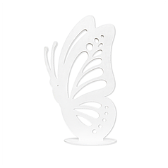 Деревʼяний виріб фарбований - Метелик білий