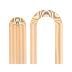 Деревʼяний каркас подвійний не фарбований - Арка "рубчик"