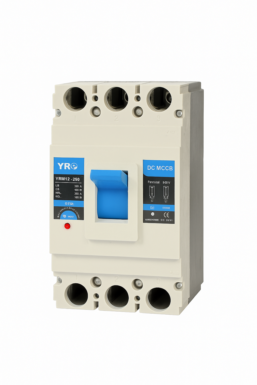 Автоматичний вимикач YRO YRM1Z-400 DC MCCB 2P 400A 550V (3P Size)