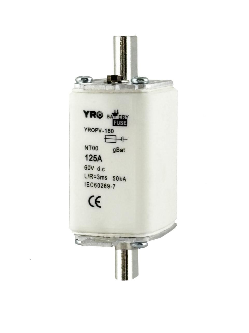 Запобіжник YRO Battery  NH-00 125A 60 VDC