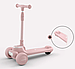Дитячий самокат 3 колеса з підсвіткою музикою складаний до 70 кг PU кермо регульоване, фото 2