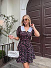 Сукня літня СОФТ приталена з воротом та гудзиками 1669, фото 2