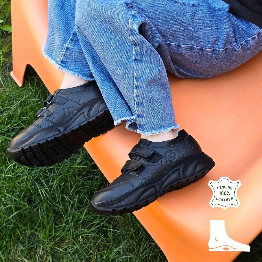 Дитячі ортопедичні профілактичні кросівки анатомічні на липучках 31 размер, фото 1