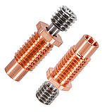 Термобар'єр E3D Volcano/ V6/ PT100 біметалічний (Мідь-Титан) з різьбами M7X1–M6X1 + HEX8 для боуден 3Д-принтера, фото 2