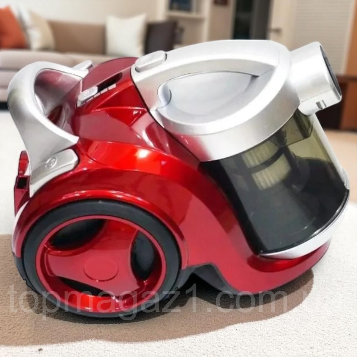 Пилосос контейнерний Rainberg Rainberg 3500 Вт на 3.5 л з турбощіткою і телескопічною трубою для сухого прибирання, фото 1