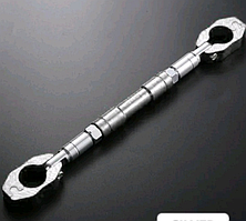 Металевий тримач на руль мотоцикла хром регульований