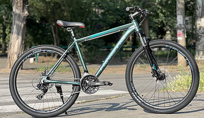 Велосипед гірський спортивний 27.5" Kinetic STORM зелений на зріст 175-182 см