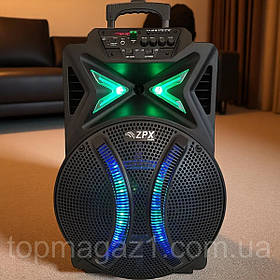 Акустична музична колонка Bluetooth ZPX 150 Вт акумуляторна Bluetooth з FM радіо та функцією TWS
