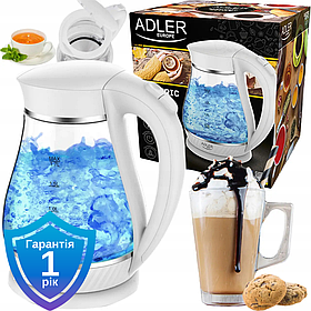 Чайник електричний Adler AD 1274 білий 1,7 л