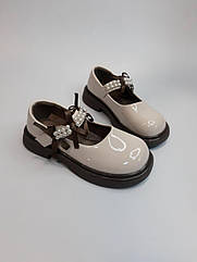 Туфлі для дівчинки Clibee 632 beige беж р.27-32