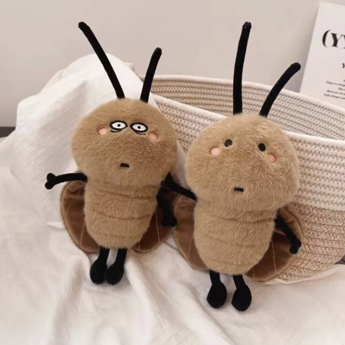 Набір Плюшеві Cucaracha 2 шт М'які Іграшки Тарганчики 25 см (01456)