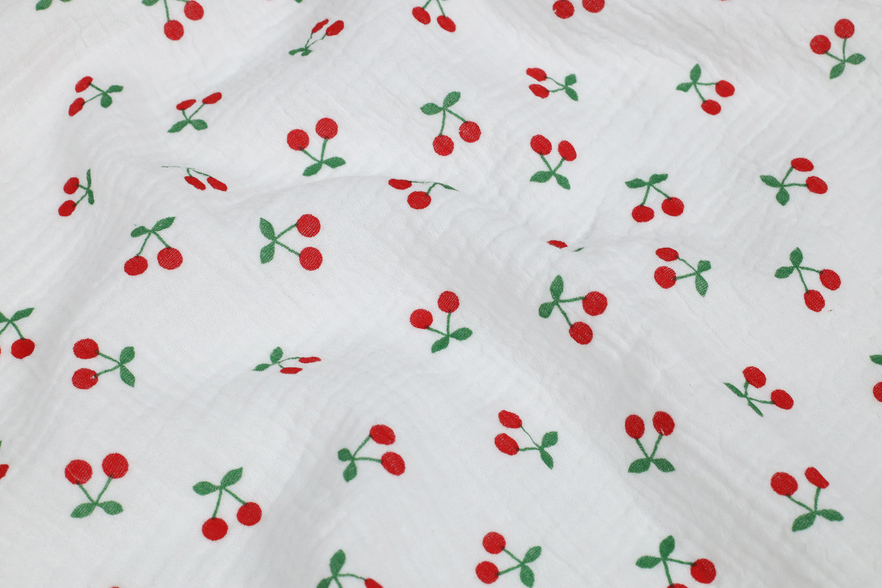 Муслін жатка Вишеньки 135 см, фото 1