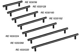 Ручка релінгова чорна RE 1030