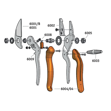 Руків'я для секаторів Lowe 6.104 (6004/04), фото 2