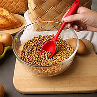 Силіконова ложка кухонна нейлонова термостійка 20.5 см