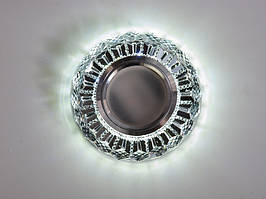 Світильник з LED-підсвіткою для підвісних стель, скло, метал 3040WH