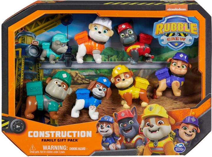 Набір фігурок Spin Master Paw Patrol Rubble & Crew Construction Family Gift Pack