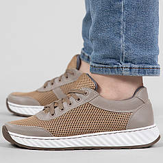 Кросівки жіночі Lika бежеві з сіткою (ЛК 32 беж)