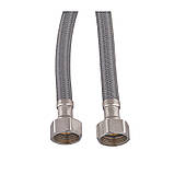 Гнучке підведення Zerix ZHN-02-F1/2"xM10-060 (нейлонове обплетення, гайки нерж) (пара) (ZX5158), фото 3