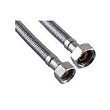 Гнучке підведення Zerix ZHN-02-FF1/2"-060 (нейлонове обплетення, гайки нерж) (ZX5140), фото 2