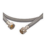 Гнучке підведення Zerix ZHN-02-FM1/2"-100 (нейлонове обплетення, гайки нерж) (ZX5151), фото 2