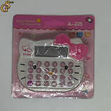 Калькулятор Hello Kitty з батарейками, фото 3