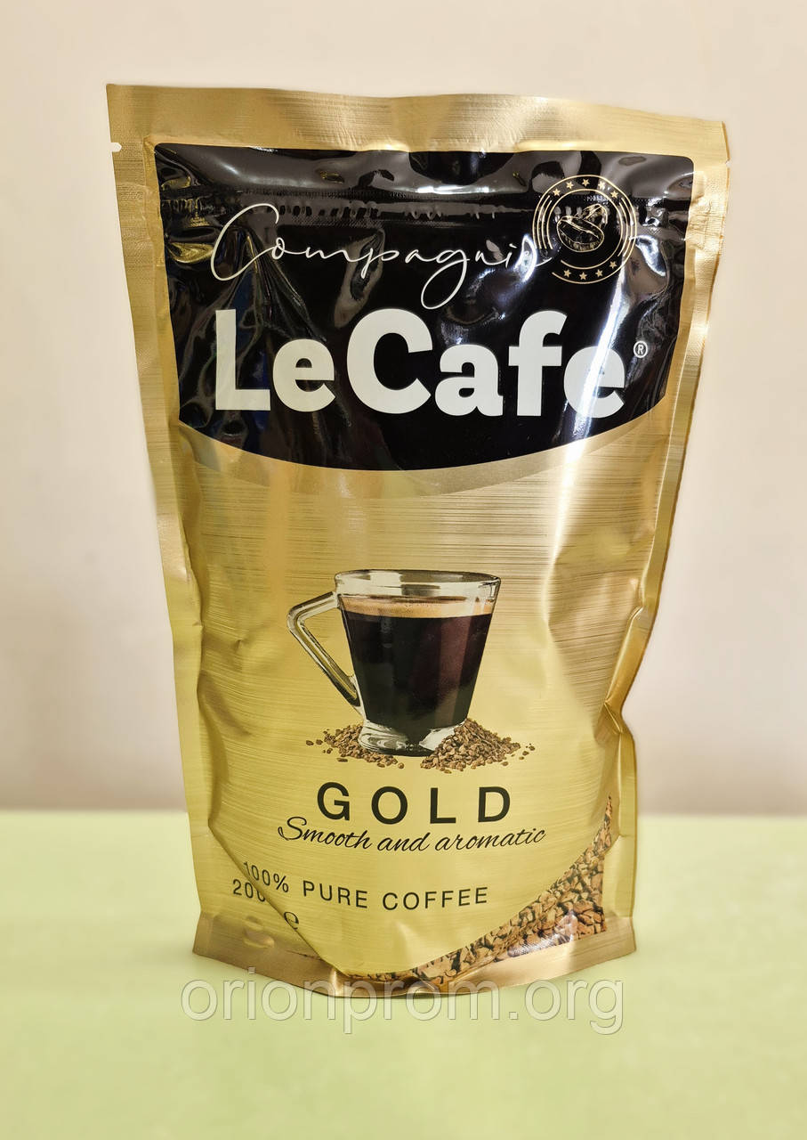 Кава Le Cafe Gold 200 г розчинна (м/п), фото 1