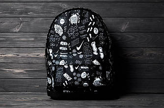 Рюкзак чорний чоловічий для повсякденного використання