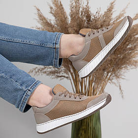 Кросівки жіночі на літо сітка (ЛК 32 беж)