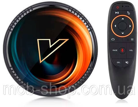 Смарт ТВ приставка VONTAR W2 ATV 4/32Gb Voice Control SMART TV box з голосовим керуванням