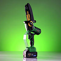 Акумуляторна міні пила Procraft PKA32Li (2 шини 15см і 20 см, 20В, 1 АКБ) в кейсі. Безщіткова ланцюгова пила Прокрафт PKA-32Li