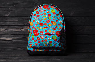 Рюкзак яскравий блакитний чоловічий для повсякденного використання