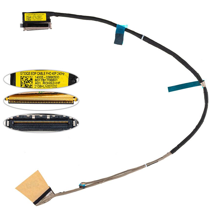 Шлейф матриці для ноутбука Asus (G733QS, G733QY, G733Q) 240hz 40 0.5 (6017b1706801), фото 1