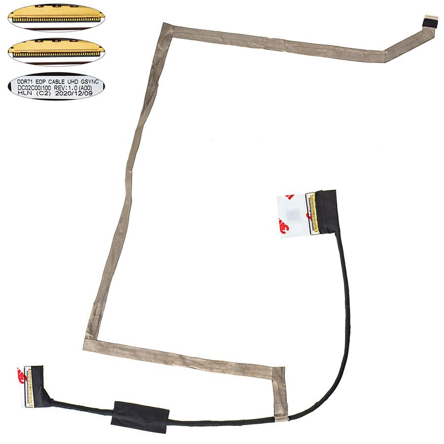Шлейф матриці для ноутбука DELL (Alienware 17 R5, 17E R4) 40 0.5 UHD (DC02C00I100), фото 1